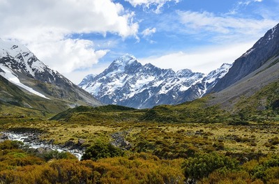 New Zealand mountain range